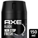 Axe Bodyspray Black Deo ohne Aluminium sorgt 48 Stunden lang für effektiven Schutz vor Körpergeruch 150 ml