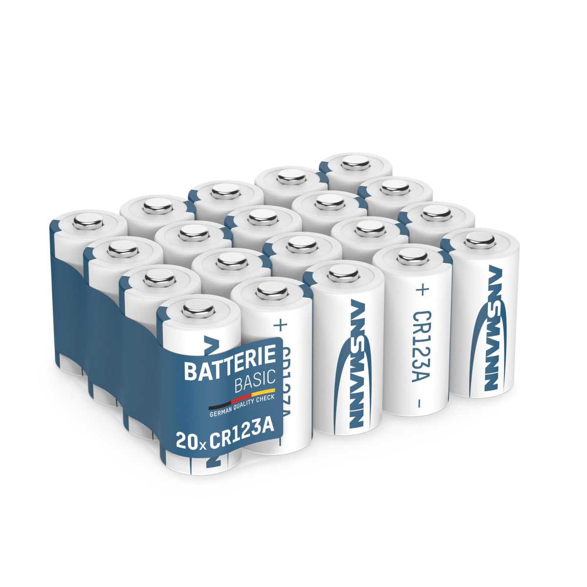ANSMANN CR123A (3V) Lithium Batterie Fotobatterie (1er-Pack) für Garagentoröffner, Alarmanlage, Funkauslöser für Kamera, Messgeräte, Klingel usw.