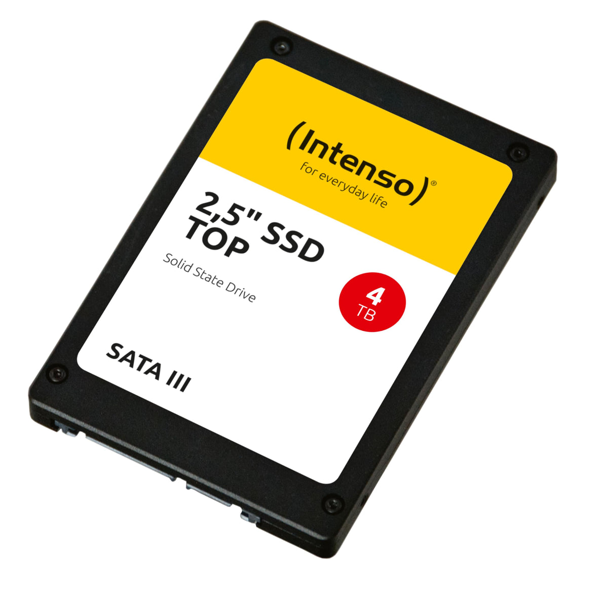 Intenso Interne 2,5" SSD SATA III Top, 256 GB, 550 MB/Sekunden, Schwarz