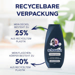 Schwarzkopf Schauma Pflege-Shampoo Silberglanz (250 ml), Silbershampoo hilft gelbliche Verfärbungen zu reduzieren, Haarshampoo für graues, blondiertes oder gesträhntes Haar