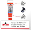 NIGRIN Mehrzweckfett, 50 g Tube, schützt Motoren vor Korrosion und Alterung, temperaturbeständig von -30°C bis +120°C