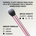 Real Techniques Everyday Essentials + Make-up-Schwamm-Set, Make-up-Pinsel und Make-up-Mixer-Schwamm, für Foundation, Rouge, Bronzer, Lidschatten und Puder, 5-teiliges Set