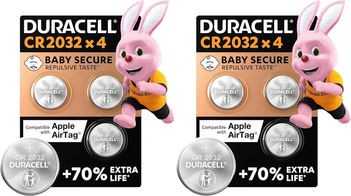 Duracell CR2025 Knopfzellen (4 Stück), CR 2025 Lithium-Knopfzelle 3 V