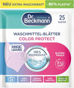 Dr. Beckmann MAGIC LEAVES Waschmittel-Blätter UNIVERSAL | vordosierte & wasserlösliche Waschblätter | platzsparend und leicht anzuwenden | 80 Blätter