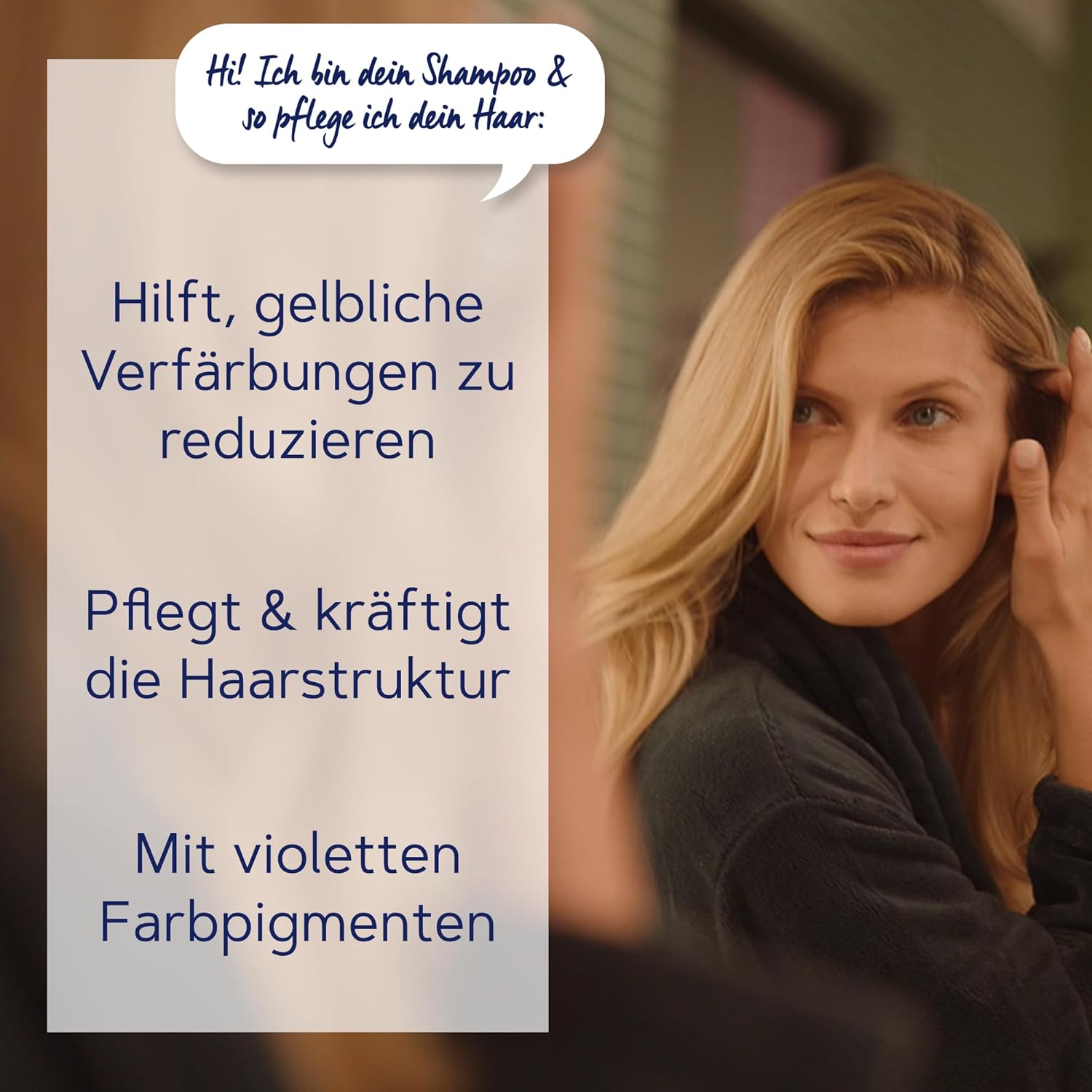 Schwarzkopf Schauma Pflege-Shampoo Silberglanz (250 ml), Silbershampoo hilft gelbliche Verfärbungen zu reduzieren, Haarshampoo für graues, blondiertes oder gesträhntes Haar
