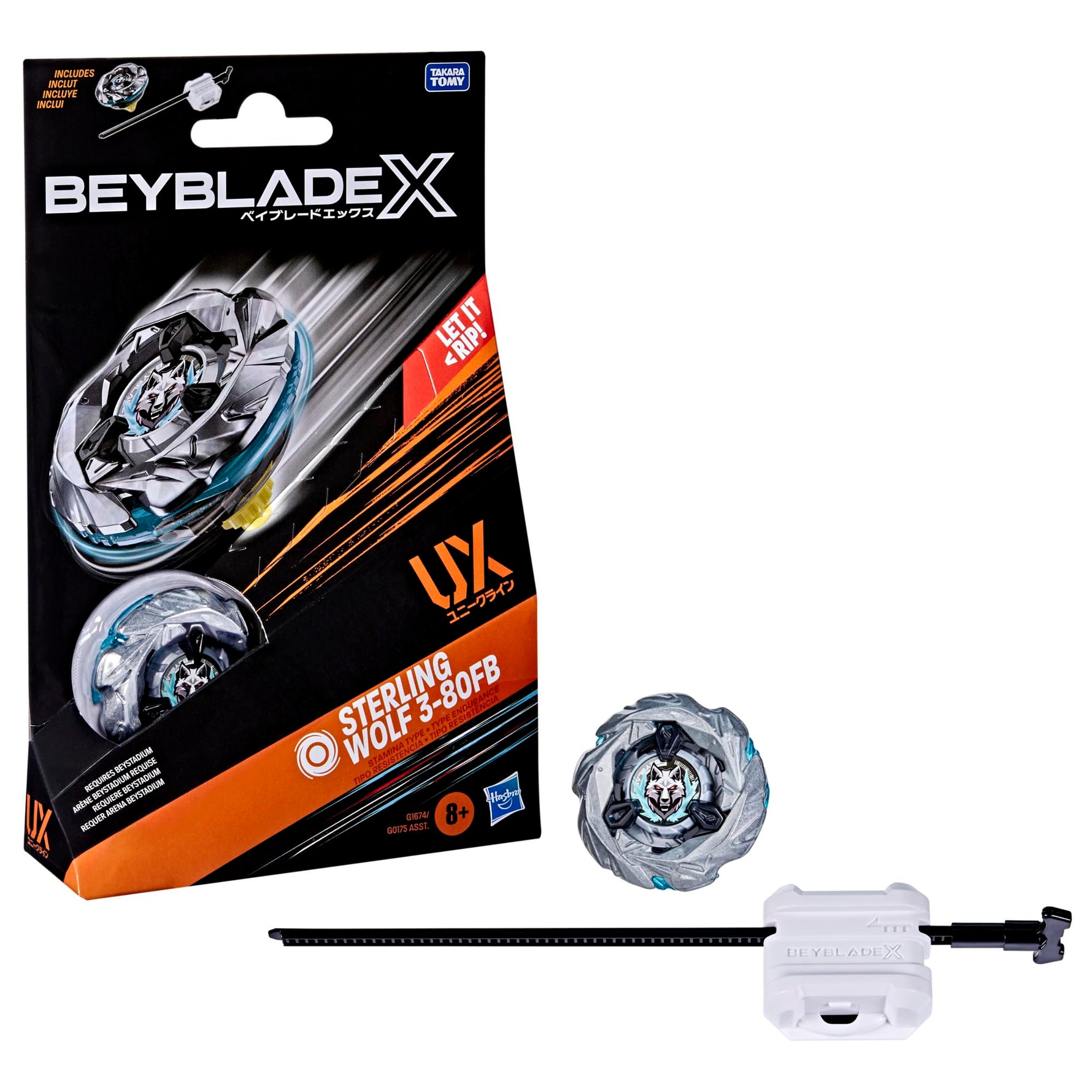 Hasbro Beyblade X Buster Dran 1-60A UX Starter Pack, Kreisel und Starter
