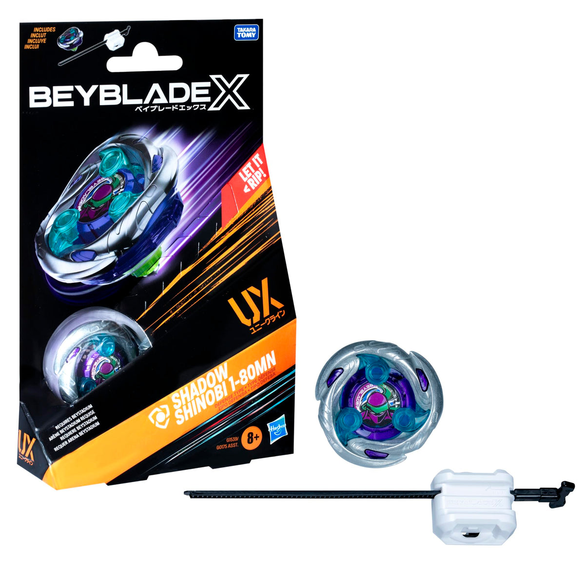 Hasbro Beyblade X Buster Dran 1-60A UX Starter Pack, Kreisel und Starter