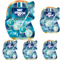 WC FRISCH Kraft Aktiv Blauspüler Ozeanfrische (4x50 g), WC Reiniger mit innovativer Geruchs-Stopp-Formel, Duftsteine für extra Frische und eine sichtbare Reinigung
