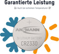 ANSMANN 1516-0009 Knofpzelle Batterie Lithium CR 2330 - 3V