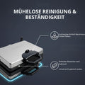 RoLand Germany Multigrill 2000W Teflon Kontaktgrill Ð 340_220mm GrillflŠche, 5 Stufen