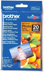Brother BP71GP20 Fotopapier A6 20BL 260g/qm für MFC-6490CW DCP-375CW 6890CDW