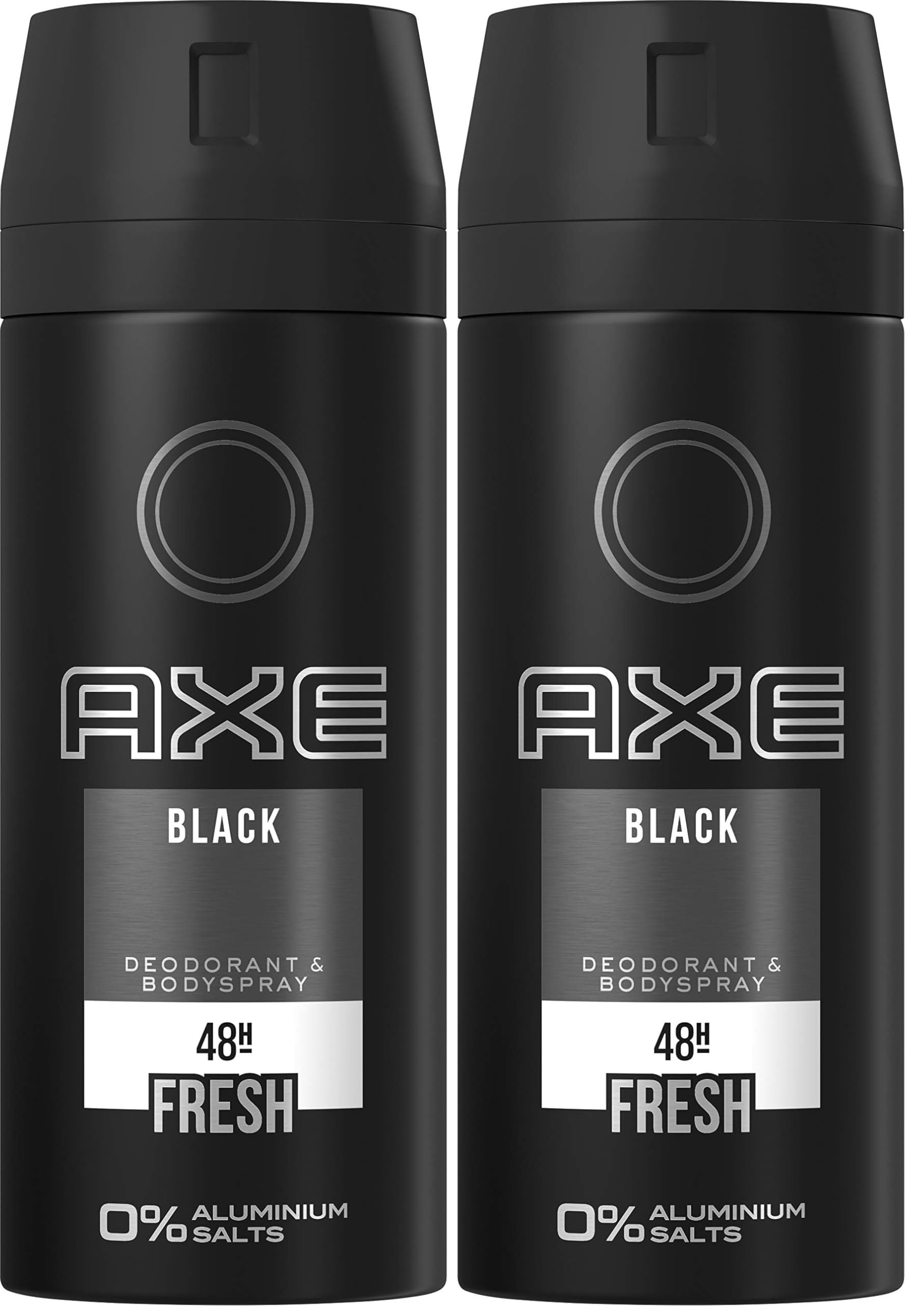 Axe Bodyspray Black Deo ohne Aluminium sorgt 48 Stunden lang für effektiven Schutz vor Körpergeruch 150 ml