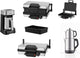 Roland Germany Multigrill 4 in 1 , Teekocher Kontaktgrill Kasserolle Kaffemaschine