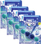 WC FRISCH Kraft Aktiv Blauspüler Ozeanfrische (4x50 g), WC Reiniger mit innovativer Geruchs-Stopp-Formel, Duftsteine für extra Frische und eine sichtbare Reinigung