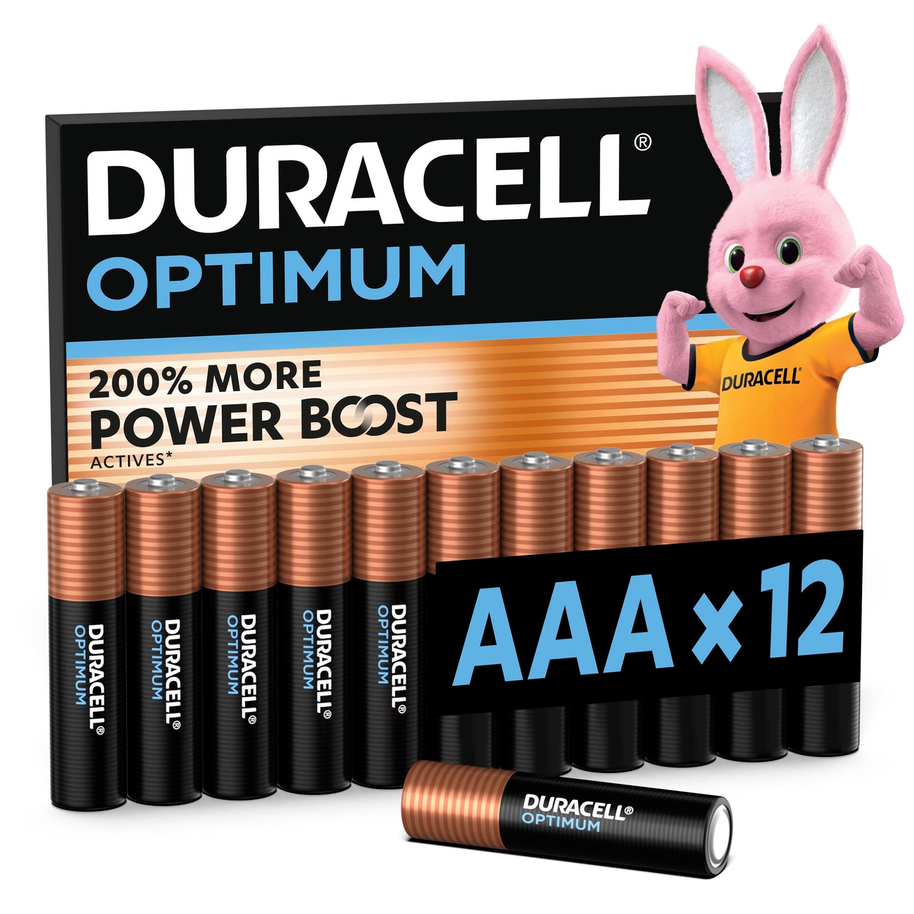 DURACELL Optimum AA-Batterien (4er-Pack) – Alkaline-Batterien 1,5 V