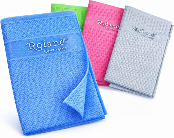 Mikrofaser Reinigungstücher, Staubfrei, 40x60 cm, Rechteckig, Wiederverwendbar, Hochabsorbierend, Fusselfreie Reinigung für Haushalt, Auto, Büro (Mikrofaser Reinigungstuch Color2)