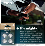 ITSON, CR2025 Batterien, 3V, Knopfzellen, 4 Stück, am besten für Autoschlüssel, Uhren und Herzfrequenzmesser