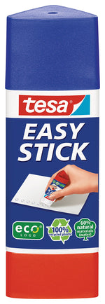 tesa Stick ecoLogo - Geruchsneutraler Klebestift für Papier und Pappe - Lösungsmittelfrei und Umweltschonend - 4 x 20 g