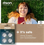 ITSON, CR2025 Batterien, 3V, Knopfzellen, 4 Stück, am besten für Autoschlüssel, Uhren und Herzfrequenzmesser
