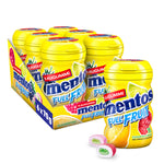 Mentos Kaugummi Pure Fresh Erdbeere, 6 Boxen zuckerfreie Chewing Gum Dragees mit Erdbeer-Geschmack & flüssiger Füllung, Multipack (6 x 35 Stück)
