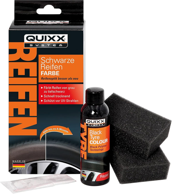 Quixx Black Tyre Colour / Schwarze Reifen Farbe 75ml