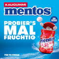 Mentos Kaugummi Pure Fresh Erdbeere, 6 Boxen zuckerfreie Chewing Gum Dragees mit Erdbeer-Geschmack & flüssiger Füllung, Multipack (6 x 35 Stück)