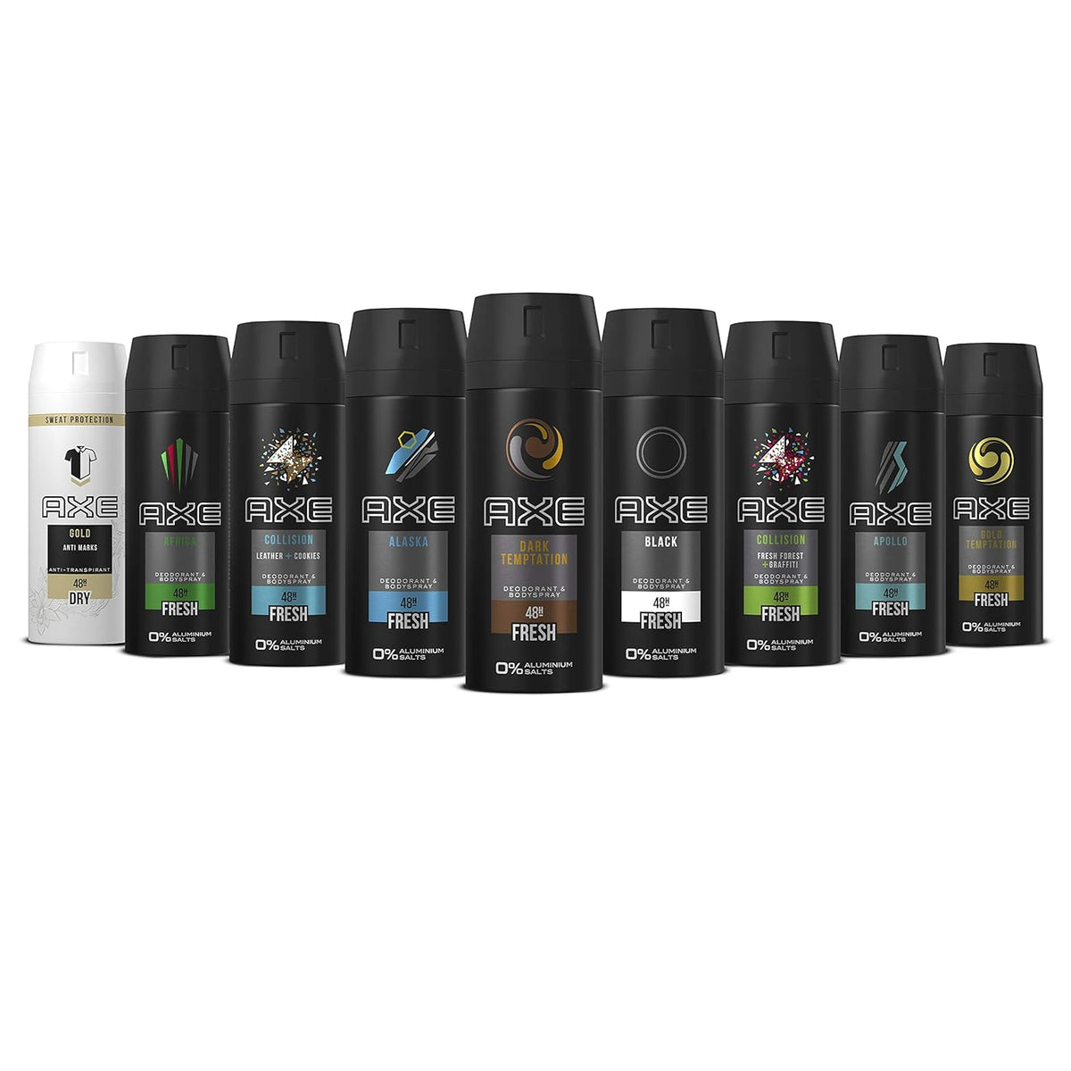 Axe Bodyspray Black Deo ohne Aluminium sorgt 48 Stunden lang für effektiven Schutz vor Körpergeruch 150 ml