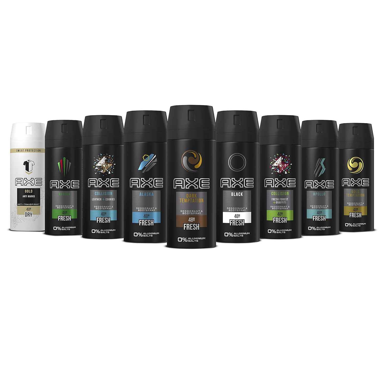 Axe Bodyspray Black Deo ohne Aluminium sorgt 48 Stunden lang für effektiven Schutz vor Körpergeruch 150 ml