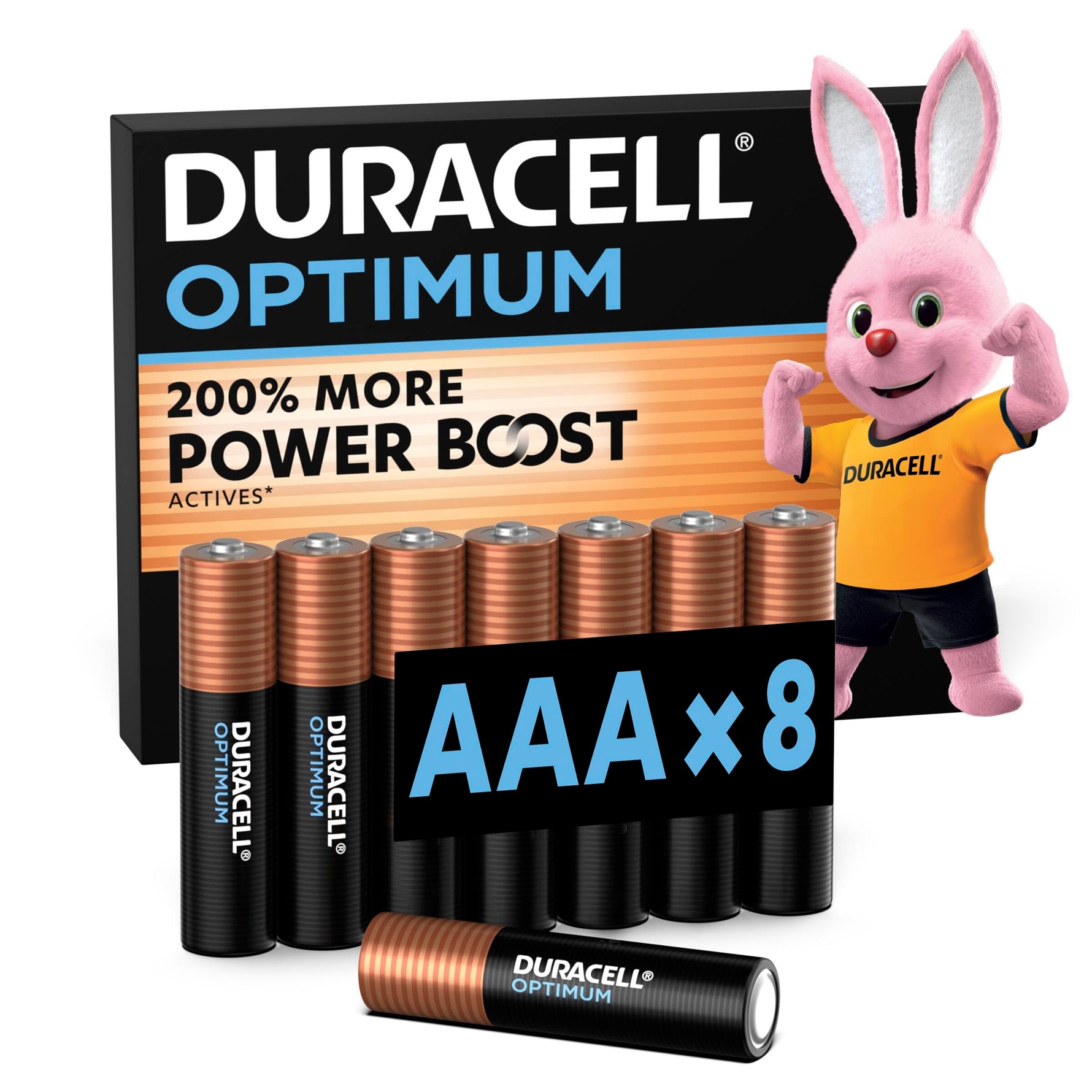 DURACELL Optimum AA-Batterien (4er-Pack) – Alkaline-Batterien 1,5 V