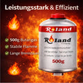 Roland Camping Gaskartusche Schweißbrenner Schraubventil EN-417 geiegnet Weber Grill (6 x 500g)