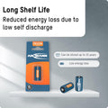 ANSMANN CR123A (3V) Lithium Batterie Fotobatterie (1er-Pack) für Garagentoröffner, Alarmanlage, Funkauslöser für Kamera, Messgeräte, Klingel usw.