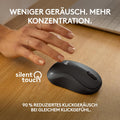 Logitech M240 Silent Bluetooth Maus, Kabellos, Kompakt, Mobil, Smooth Tracking, 18-Monate-Batterie, für Windows, macOS, ChromeOS, kompatibel mit PC, Mac, Laptop, Tablets - Graphit