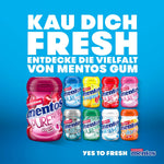 Mentos Kaugummi Pure Fresh Erdbeere, 6 Boxen zuckerfreie Chewing Gum Dragees mit Erdbeer-Geschmack & flüssiger Füllung, Multipack (6 x 35 Stück)