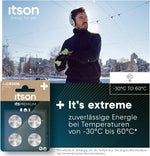 ITSON, CR2016 Batterien, 3V, Knopfzellen, 4 Stück, am besten für Autoschlüssel, Uhren und Herzfrequenzmesser