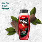 Duschdas 3-in-1 Duschgel & Shampoo Noire XXL Duschbad mit Fresh-Energy-Duftformel sorgt für einen erfrischenden Start in den Tag 450 ml