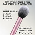 Real Techniques Everyday Essentials + Make-up-Schwamm-Set, Make-up-Pinsel und Make-up-Mixer-Schwamm, für Foundation, Rouge, Bronzer, Lidschatten und Puder, 5-teiliges Set
