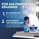 Finish Quantum Infinity Shine Spülmaschinentabs – kraftvolle Reinigung, Fettlösekraft und Glanz – 2x 83 Finish Caps