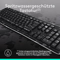 Logitech MK270 Wireless Keyboard and Mouse Set, 2.4 GHz Wireless Connection via Nano USB Receiver, Long Battery Life, for Windows and ChromeOS PCs/laptops, German QWERTZ Layout - blac