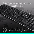 Logitech MK270 Wireless Keyboard and Mouse Set, 2.4 GHz Wireless Connection via Nano USB Receiver, Long Battery Life, for Windows and ChromeOS PCs/laptops, German QWERTZ Layout - blac