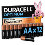 DURACELL Optimum AA-Batterien (4er-Pack) – Alkaline-Batterien 1,5 V