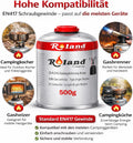 Roland Camping Gaskartusche Schweißbrenner Schraubventil EN-417 geiegnet Weber Grill (6 x 500g)