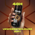 Axe Bodyspray Dark Temptation Deo ohne Aluminium sorgt 48 Stunden lang für effektiven Schutz vor Körpergeruch 3x 150 ml