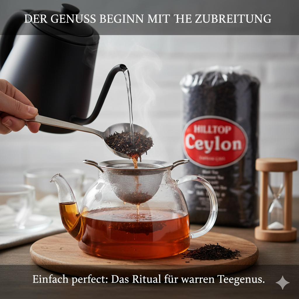 Hilltop Ceylon Dunkler Tee 1000g – aromatischer Schwarztee (Ceylon)