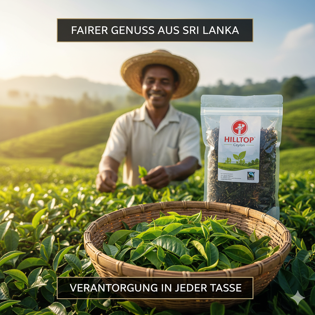 Hilltop Ceylon Dunkler Tee 500g – aromatischer Schwarztee (Ceylon)