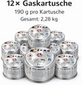 Roland Stechgaskartusche 190g – 12er Pack Verpackung