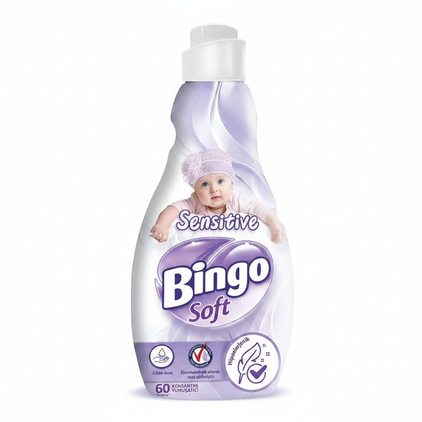 Limendahome Bingo Soft Konzentrat Sensitive Weichspüler für empfindliche Haut, duftfrei, 1440 ml
