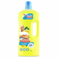 Limendahome Meister Proper Citrusfrische Allzweckreiniger 2L Flasche mit Zitronenmotiv, entfernt 100% Schmutz und Fett.