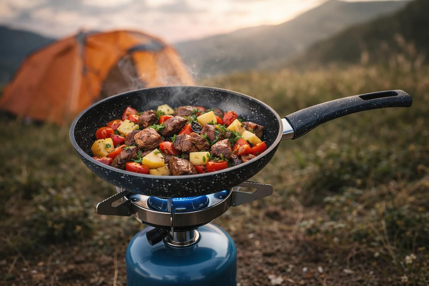 Roland 3-teiliges Pfannenset – induktionsgeeignet, Antihaftbeschichtung