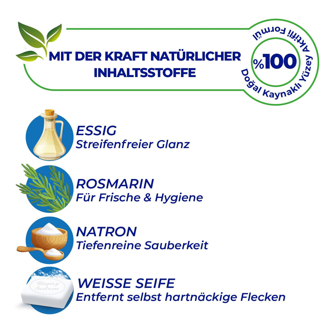 Bingo Streifenfrei Oberflächenreinigungstücher – Schnell trocknend, Lavendel (1 Stück)